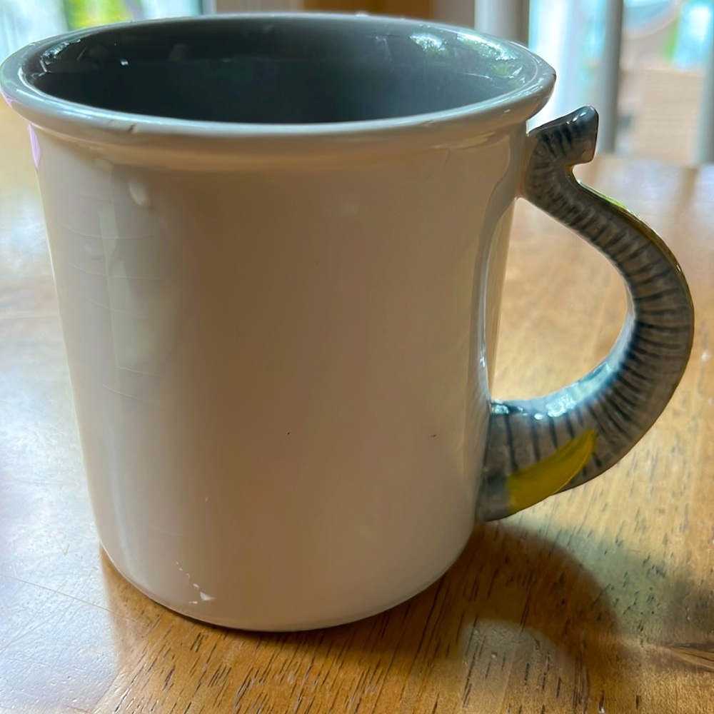 Elephant trunk mug
